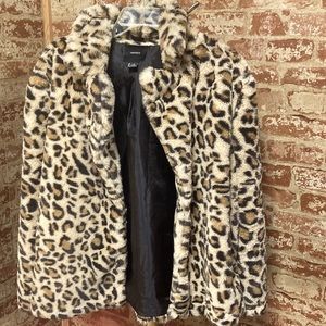Forever 21 cheetah coat